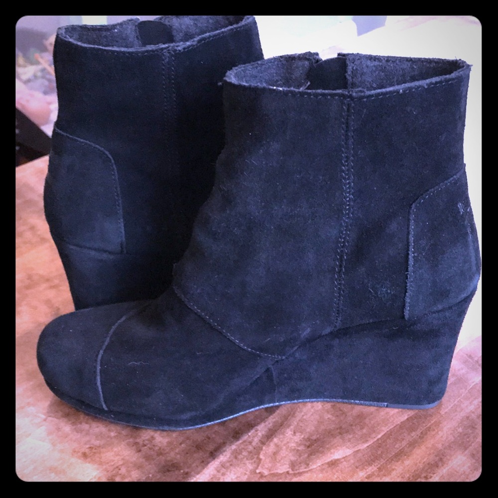 Toms Desert Wedge Bootie